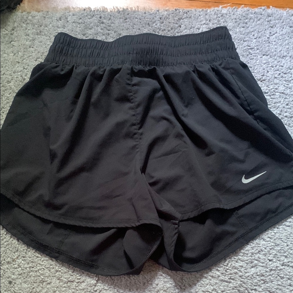 Nike Black Athletic Shorts Lightweight Breathable